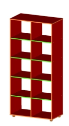 Shelving unit (lsp) one-sided with variable parameters