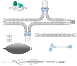 Respiratory devices for joint use with anaesthetic and resuscitation equipment, version: p