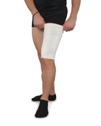 Tubular compression bandage on the thigh ("UNGA-RUS Thigh Bandage")