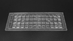 Lens for LED luminaires AMT-ST-250x90-3535-140-D