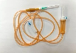 Polymer device for infusion of blood substitutes and infusion solutions of single use sterile PR 23-05-"MPK "EL