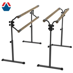 Mobile 2-row choreographic apparatus with adjustable handrail holder (set)