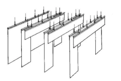 Curtain rail - Materials: Fabrics drapery and interior fabrics of non-combustible synthetic fibres and threads (velvet, blackout