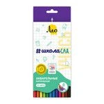 Watercolour pencils "Leo" "SchoolGarden" LSWP-24 Set of watercolour pencils sharpened 4 x 24 colour.