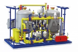 Natural gas drying unit