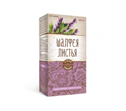 Leaves of medicinal sage (scatter)