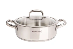 Kukmara saucepan with glass lid, LEON line