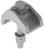 SM-BZS quick-action clamp, 12 mm thread diameter, hot-dip galvanised steel.