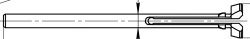 Guide bush 6,0/1,5 mm for spoke, article no. 570.024