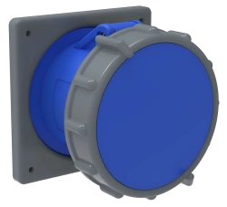 PSN71-063-3-2-2-67 Outlet socket all. MAGNUM SSI-433 63A-6h/200-250V 2P+PE IP67 IEK