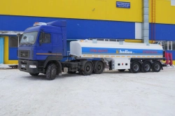 Semi-trailer-slurry tanker, type PPTS-3/6-3/12-23-3, modification 96222-0000010R using axle units BPW HSFALM 9010-15 V36.
