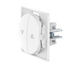 CADUCEUS ALING EON Flush-mounted push-button switch for roller blinds 10A, 250V~, white, art. no. E6075.0 (mechanism)