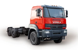 Chassis Ural S35510 (Equipment variants: gearbox ZF 16S2225; clutches: ZF, Hammer, Shaanxi Fast Gear; neutraliser: dinex)