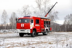 Fire and rescue vehicle APS-(0,5-3,0)-?, type 58812K43265, modification 58812R, on chassis KAMAZ-43265-D5.