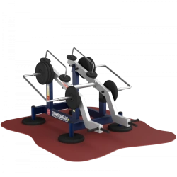 MV 7.66 GTO Outdoor strength training machine for combined upper and lower body press, cortical muscles with variable load