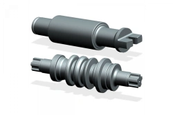 Working steel forged rolls for hot rolling mills