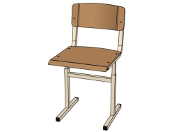 Pupil's chair, height adjustable (2-4 g.r.)/ StU31