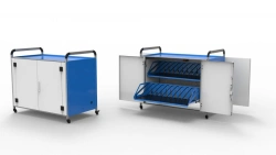 Trolley for charging laptops