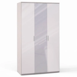 Rimini Ice FU1-01.CG/23P, 3-door cupboard (1+2) with mirror (from the modular furniture set Rimini Ice )