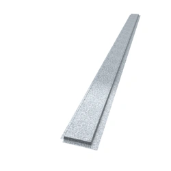 Linear metal panel "Yar'-panel" -L - narrow (145x 2 470 mm) -Zinc -0,45 mm