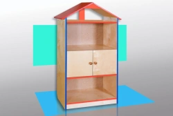 Cupboard for toys and aids 112