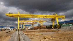 Electric gantry cranes hook, grab, magnetic, general industrial version