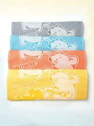 Variegated cotton terry cloths