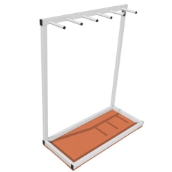 Rack for clubs
