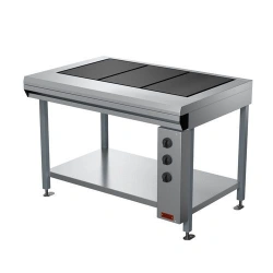 Electric three-burner cooker without a griddle cabinet PSE-0,51S
