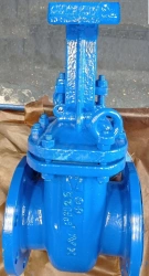 Steel wedge gate valve with sliding spindle under drive RN 2,5 MPa DN 80