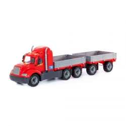 "Mike", flatbed car with trailer (in net), article 55545