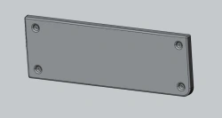 Front tailgate catwalk hatch trim 529230-5613140-10