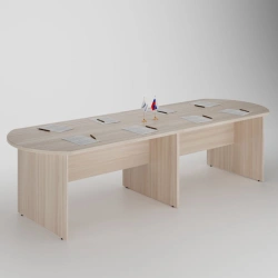 Conference table (elipsoid ends)