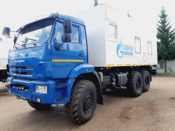 Cargo-passenger workshop vehicle, model 675511, on KAMAZ 5350-D5 chassis