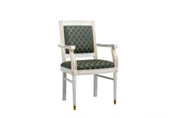 Armchairs for cultural institutions of "Avanta" brand on wooden frame