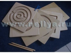 Developmental game "Book labyrinth" for development of coordination and movements "Nellia"