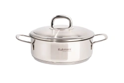 Kukmara saucepan with metal lid, "SAFIA" line