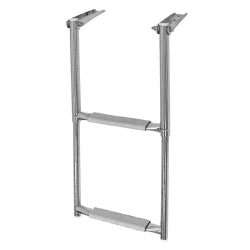 Ship's gangway telescopic folding, 2 grey steps, art. no. 040101GT