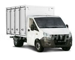 Vans for foodstuffs transportation type 3010 mod. 3010GB, on the basis of chassis C41A23, C41A43 and T/C C41A23 made by "Av 1082
