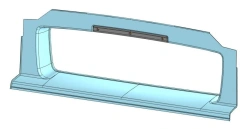 5299231-5603010 SB Tailgate trim assembly