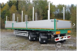 Flatbed semi-trailer double-axle SP-264