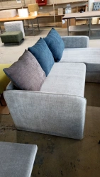 Wooden sofa with folding mechanism