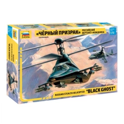 Assembled model "Russian stealth helicopter Black Ghost"