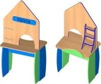 Set of children's wooden furniture