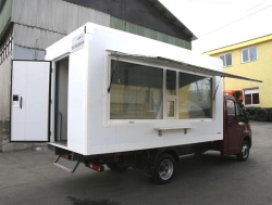 Truck for transporting food products mod. 3008EE on chassis GAZ A21R22, A21R32, A22R22, A22R32, A21R23, A21R33, A22R23, A22R