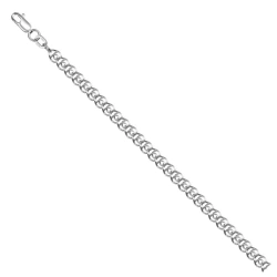 White gold 585 chain Love/s with diamond facet NC18-087-3 0.6MM 55SM 11.27G