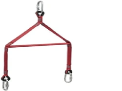 Trapeze for vertical descent and ascent.