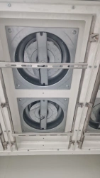 MFU type filter-ventilating hermetically sealed modules for clean rooms