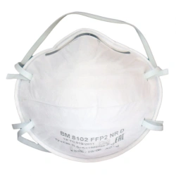Filtering half-mask for protection against aerosols of the VM trade mark, VM 8100 series: models VM 8102 protection class FFP2 N