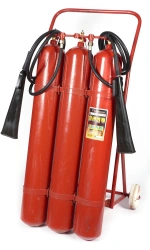 Mobile carbon dioxide fire extinguisher OU-50-VSE-01
